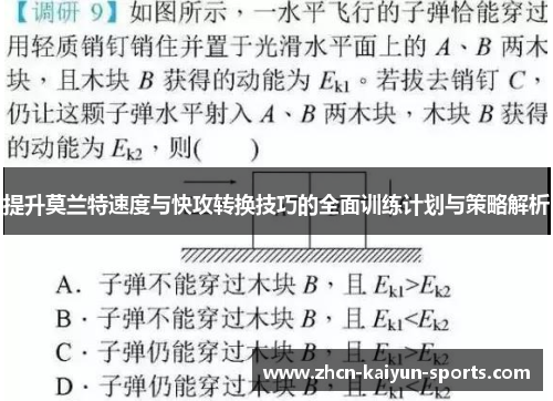 提升莫兰特速度与快攻转换技巧的全面训练计划与策略解析