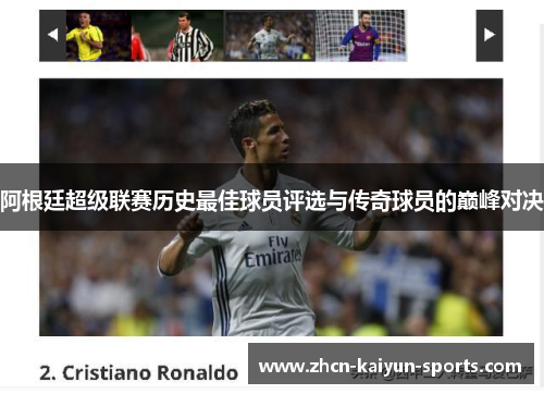 阿根廷超级联赛历史最佳球员评选与传奇球员的巅峰对决