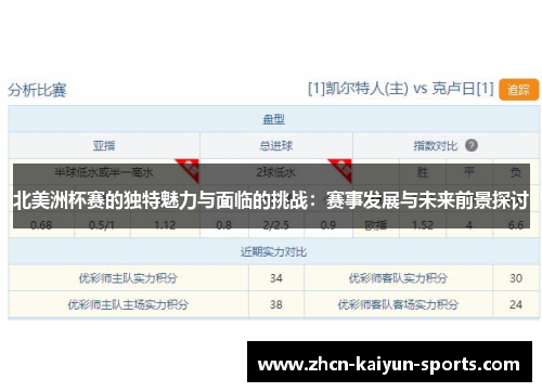 北美洲杯赛的独特魅力与面临的挑战:赛事发展与未来前景探讨 北美洲杯赛的独特魅力与面临的挑战:赛事发展与未来前景探讨