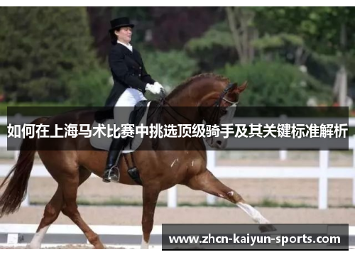 如何在上海马术比赛中挑选顶级骑手及其关键标准解析